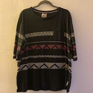 Koto black printed tee